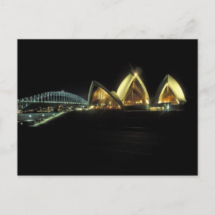 Carte Postale Opéra de Sydney la nuit, Nouvelle-Galles du Sud, 2