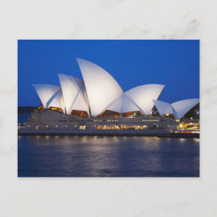 Carte Postale Opéra de Sydney la nuit, Sydney, New South