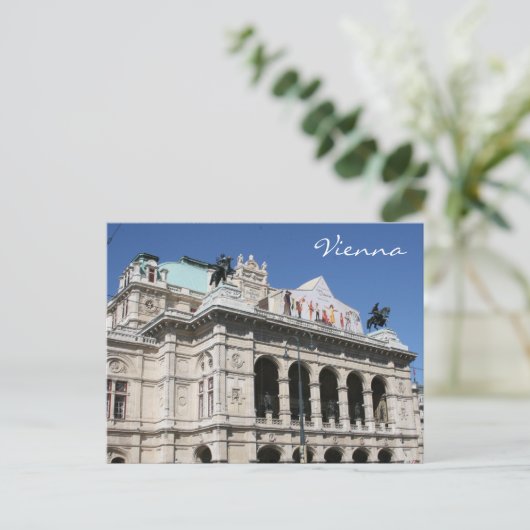 Carte Postale opéra de vienne (Debout devant)