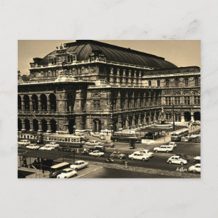 Carte Postale Opéra d'État de Vienne Autriche vintage