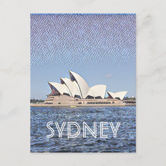 Carte Postale opéra éclat sydney (Devant)