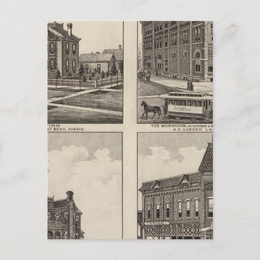 Carte Postale Opéra et résidences du Kansas (Devant)