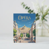 Carte Postale Opéra France (Debout devant)