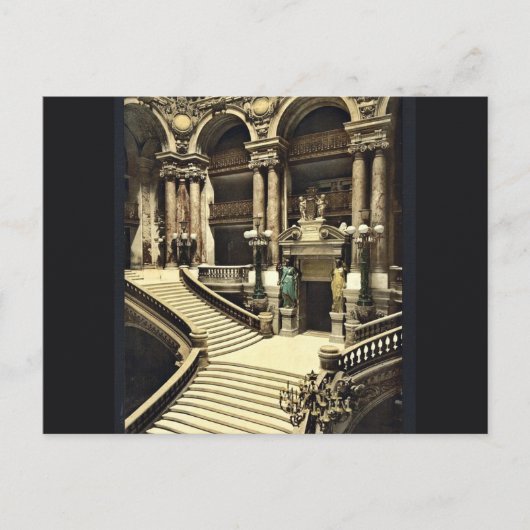 Carte Postale Opéra, grand escalier, Paris, France (Devant)