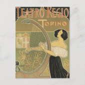 Carte Postale Opéra Royal de Turin (Devant)