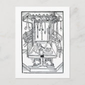 Carte Postale Operating table and surgical instruments, from 'Da (Devant)