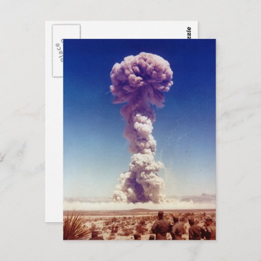 Carte Postale Opération Buster-Jangle 1951 (Devant / Derrière)