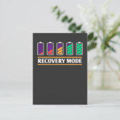 Carte Postale Opération de batterie du mode de récupération de c (Debout devant)