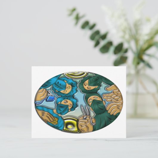 Carte Postale Opération ou chirurgie (Debout devant)