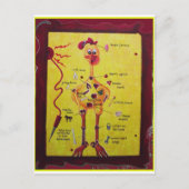 Carte Postale Opération Poulet en caoutchouc (Devant)