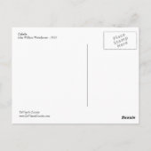 Carte postale Ophelia (Dos)