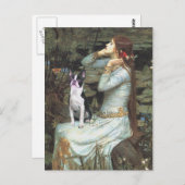 Carte Postale Ophelia & - Boston Terrier (Devant / Derrière)
