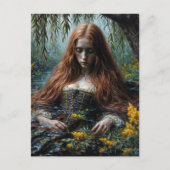 Carte Postale Ophelia Half-Submerged Original Art (Devant)