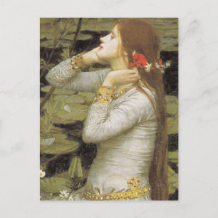 Carte Postale OPHELiA, par John William Waterhouse, 1894