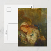 Carte Postale Ophelia par Odilon Redon (Devant / Derrière)