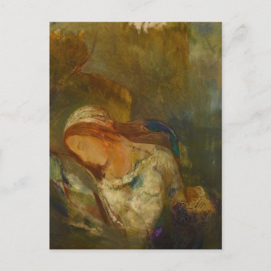 Carte Postale Ophelia par Odilon Redon (Devant)