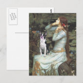 Carte Postale Ophelia & - Terrier de Boston (Devant / Derrière)