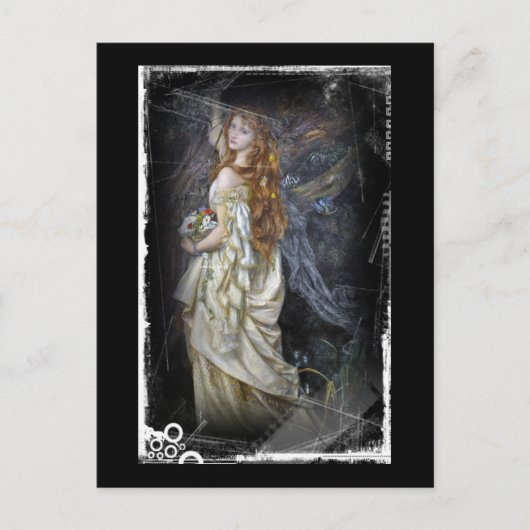 Carte Postale Ophélie en blanc (Devant)