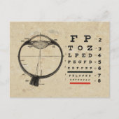 Carte Postale Ophthalmologue vintage (Devant)