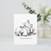 Carte Postale Opium fumant (Debout devant)