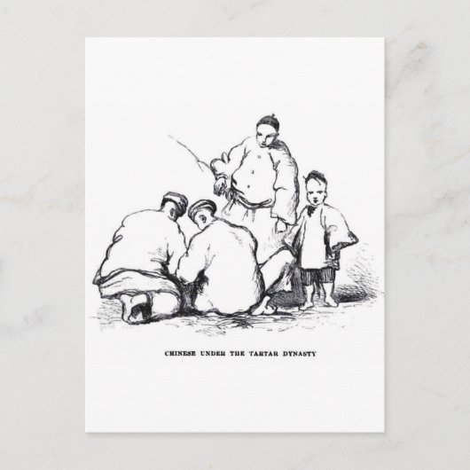 Carte Postale Opium fumant (Devant)