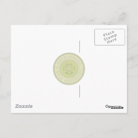 Carte postale Opossum. (Dos)