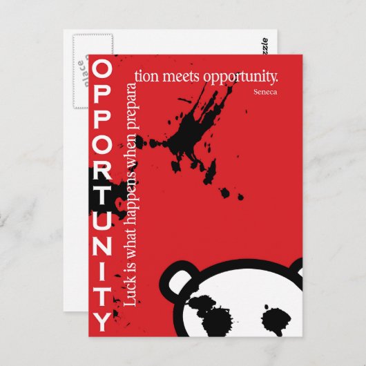 Carte Postale Opportunité ~ Seneca (Devant / Derrière)