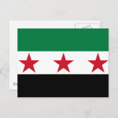 Carte Postale opposition syrienne (Devant / Derrière)