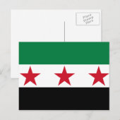 Carte Postale opposition syrienne (Devant / Derrière)