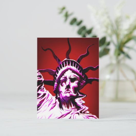 Carte postale oppression (Debout devant)