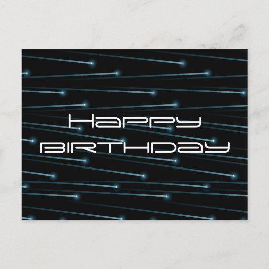 Carte Postale Optic fiber (Devant)