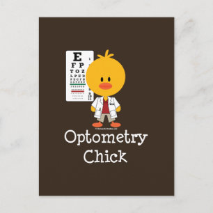 Carte postale Optométrie Chick