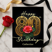 Opulent Chic Rose Rouge Orfèvrerie 80e Anniversair