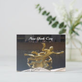 Carte Postale or crapaud (Debout devant)