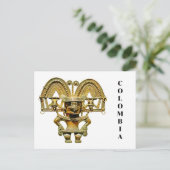 Carte Postale Or de Bogota (Debout devant)