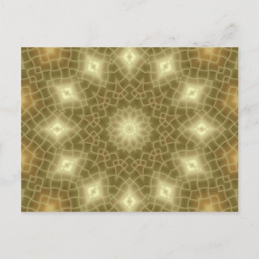 Carte Postale Or et Brown (Devant)
