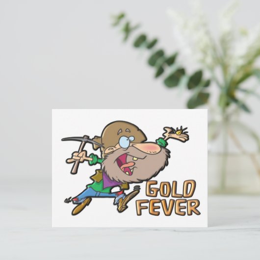 CARTE POSTALE OR FEVER (Debout devant)