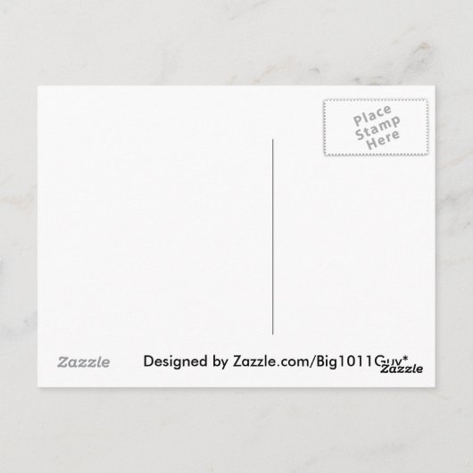 CARTE POSTALE OR FEVER (Dos)