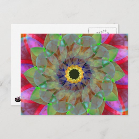 Carte Postale Or Floramoeba (Devant / Derrière)