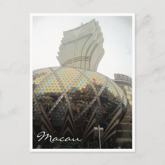 Carte Postale or grand lisboa (Devant)