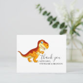 Carte postale Or Merci Dinosaur (Debout devant)