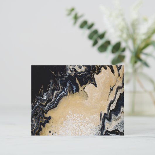 Carte Postale Or noir (Debout devant)