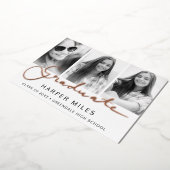 Carte postale or rose de la photographie (Rotation)