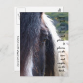 Carte postale or tzigane (Devant / Derrière)