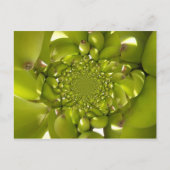 Carte Postale Or vert : banane tropicale Twist Kaleidoscope (Devant)