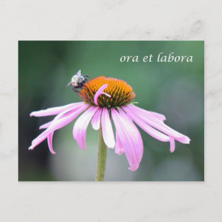 Carte Postale ora et labora
