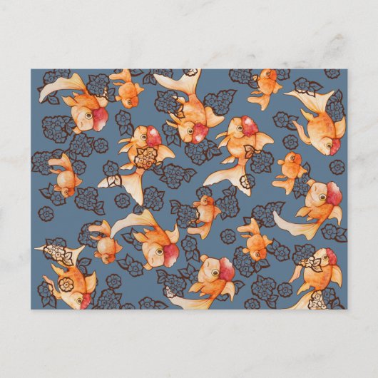 Carte Postale Oranda Goldfish (Devant)