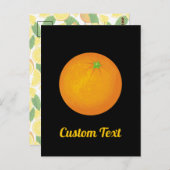 Carte Postale Orange (Devant / Derrière)