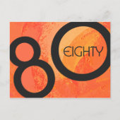 Carte Postale Orange 80 Anniversaire de la Décennie (Devant)