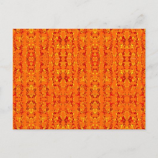 Carte Postale Orange Aztek (Devant)